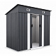 Aga Domek ogrodowy 222x174x125 cm Ciemnoszary