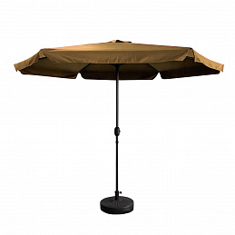 Aga PARASOL OGRODOWY 3m 300cm OTWIERANY NA KORBKĘ MR2027 Brązowy