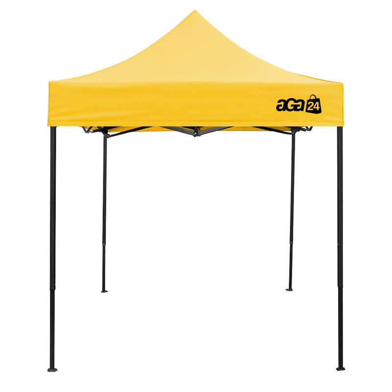 Aga Namiot handlowy bez ścianek bocznych 2x2 m Żółty
