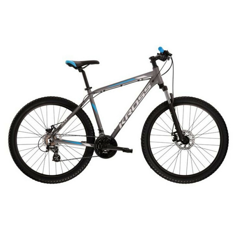 KROSS Męski rower górski HEXAGON 3.0 27,5" Szary 6SAF046 - II. JAKOŚĆ