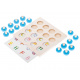 Puzzle drewniane gra planszowa memory + 4 karty