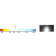 LED tuba - T8 - 150cm - 22W - 2200 lm - zasilanie jednostronne - zimna biel