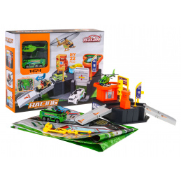 Parking samochodowy dla dzieci 3+ Lądowisko helikopterów + Mata