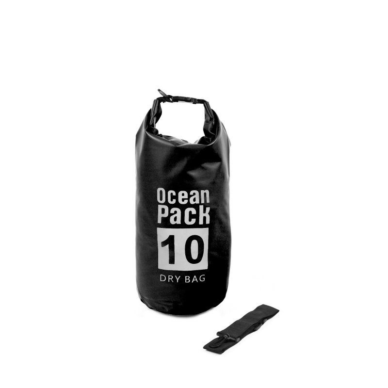 Aga Wodoodporna torba 10 l Czarny