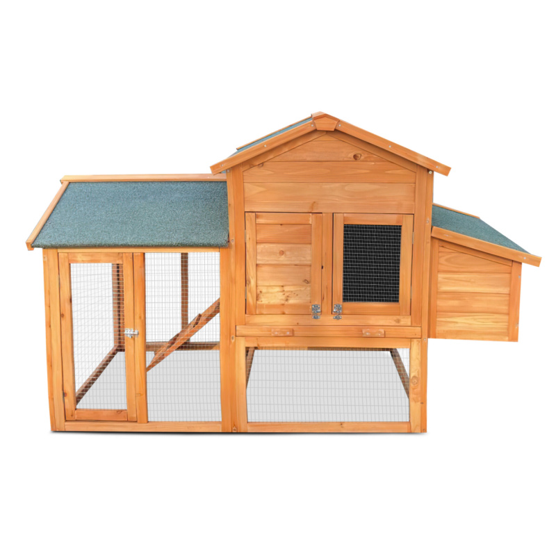Aga KURNIK Z WYBIEGIEM DREWNIANY DLA 4-6 KUR 169x61x103 cm