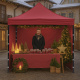 Aga Namiot handlowy PARTY 3x3m Bordowy