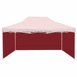 Aga Ścianka boczna do stoiska handlowego 3x4,5m BORDOWA