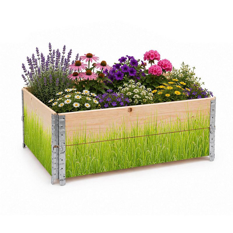 Aga Podwyższona grządka 120x80x40 cm Trawa