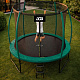 Aga SPORT EXCLUSIVE Trampolina 250 cm Ciemnozielona + siatka ochronna + drabinka - II. JAKOŚĆ