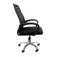 Fotel biurowy, ergonomiczny Czarny firmy Aga