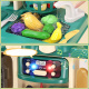 Aga4Kids KUCHNIA DLA DZIECI PLASTIKOWA MR6163
