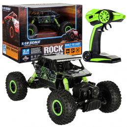 Samochód RC Aga Rock Crawler HB 2.4GHz 1:18 zielony 2DZ036