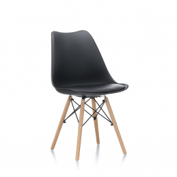 Aga Krzesło do kuchni salonu jadalni MR2035B Czarne Aga Krzesło do kuchni salonu jadalni MR2035B Czarne