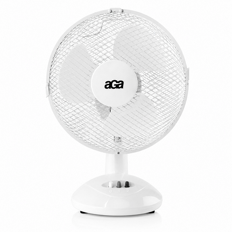 Aga Wentylator stołowy 23 cm Biały 6DAZ518 - II. JAKOŚĆ