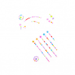 Aga4Kids Samoprzylepne cyrkonie DS8113AY