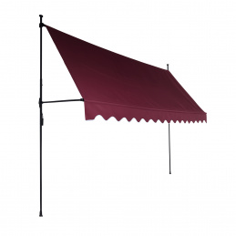 Aga Markiza teleskopowa 300x120 cm Burgund