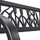 Aga Metalowa ławka ogrodowa 125x53x77 cm