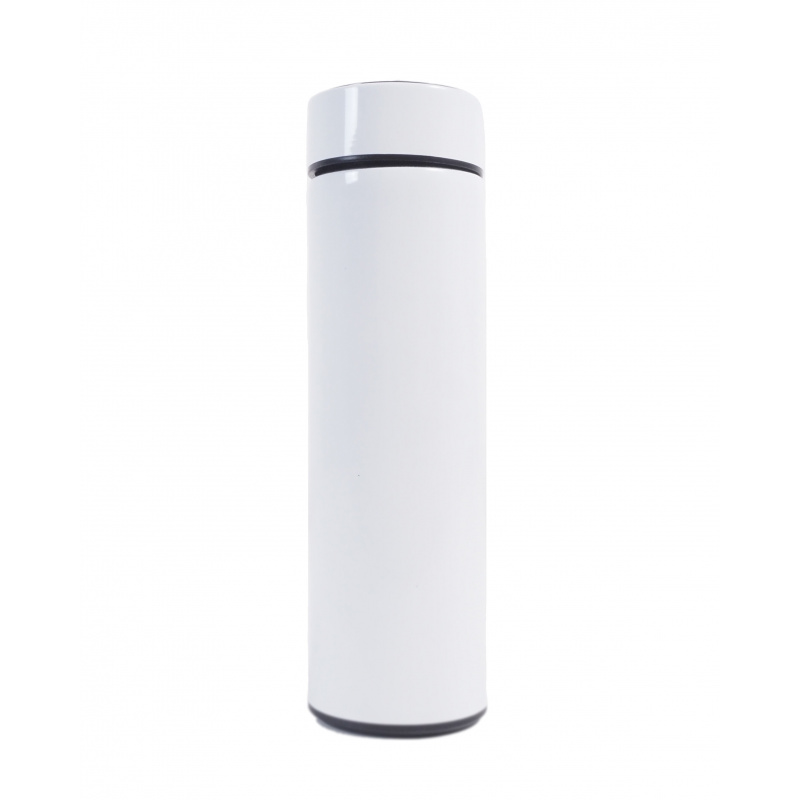 Aga Termos z wyświetlaczem LED 500 ml Biały DS2703-WHITE