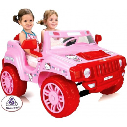 Samochód elektryczny Injusa TWO EVASION HELLO KITTY 12V 2DZ238 - II. JAKOŚĆ