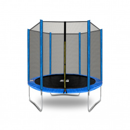 Aga SPORT TOP Trampolina 180 cm Niebieska + siatka ochronna