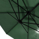 Aga Parasol ogrodowy Cantilever 300 cm Ciemnozielony
