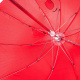 Aga PARASOL Z WZOREM 50 cm Czerwony
