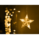 Lampki LED kurtyna gwiazdki 2,5m 138LED ciepły biały