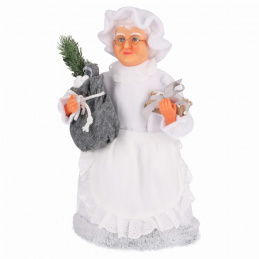 Skrzat świąteczny Pani Mikołaj - 40 cm