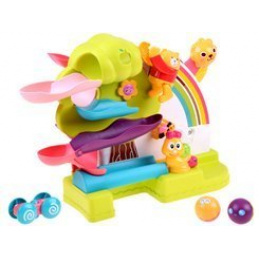 Interaktywny TOR DLA KULEK autko 2w1 dźwięk ZA3173 uniwersalny