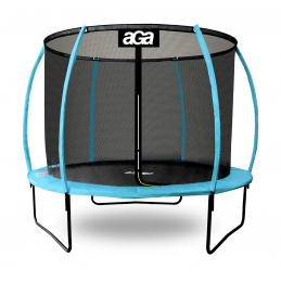 Aga SPORT EXCLUSIVE Trampolina 180 cm Jasnoniebieska + siatka zabezpieczająca