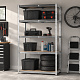 Linder Exclusiv Kovový regál 180x90x40 cm 5 polic