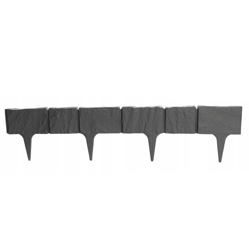 Aga Palisada plastikowa 390 cm Szara
