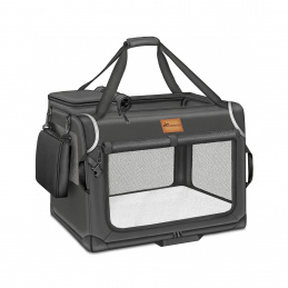 Tresko Torba transportowa dla psów i kotów 92x63x63 cm Szara