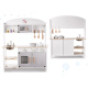 Kuchnia drewniana dla dzieci MDF MODERN CLASSIC+ akcesoria