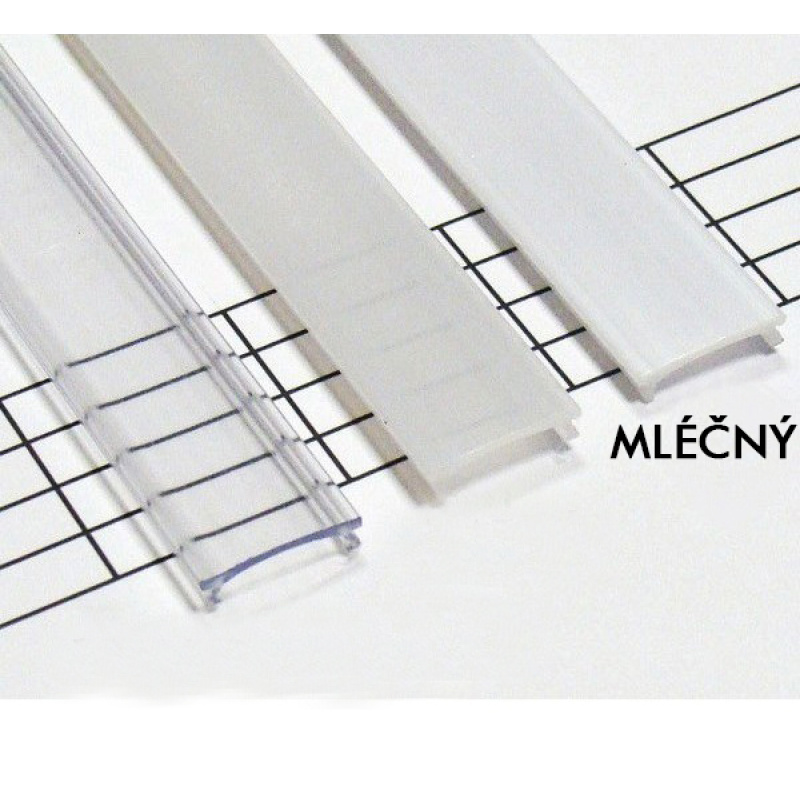 Mleczny dyfuzor KLIK do profilu A, B, C, 1m