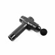 Aga Pistolet do masażu Masażer do ciała + Torba + Wymienne końcówki DS1604 Czarny