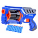 Pistolet BLASTER naboje piankowe 10szt broń ZA3286 uniwersalny