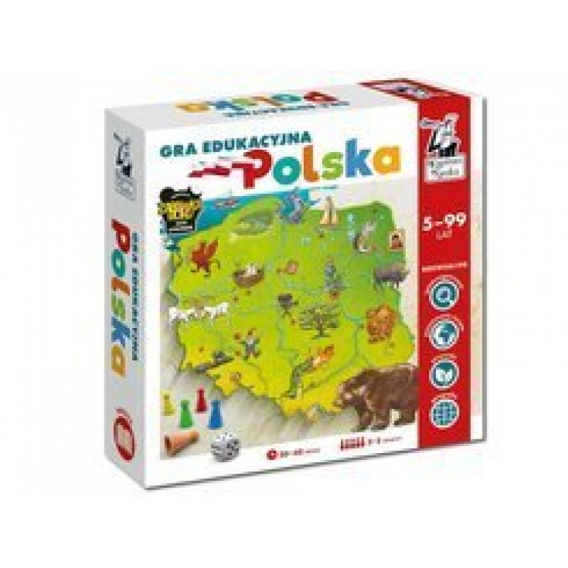 Kapitan Nauka Gra edukacyjna Polska GR0519 uniwersalny
