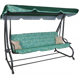 Huśtawka ogrodowa Aga XXXL COMFORT LUX Prestige Green - bardzo zniszczona - nie do ekspozycji
