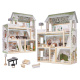 LULILO Domek dla lalek drewniany FLORO boho LED