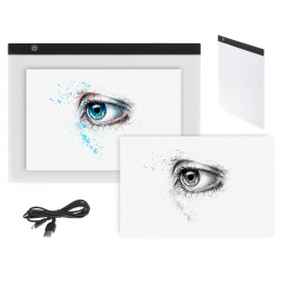 Deska kreślarska tablica kalka podświetlana LED A3