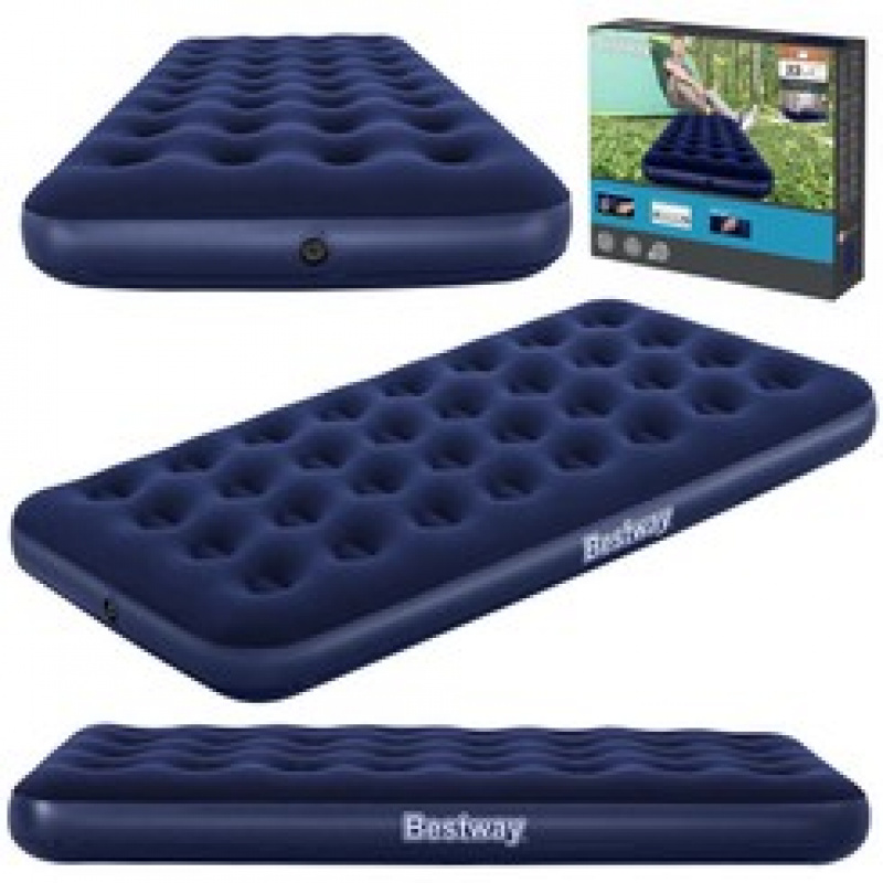 Bestway welurowy Materac dmuchany 188 x 99cm 67001 uniwersalny