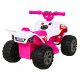Quad The Fastest na akumulator dla dzieci Różowy + Silnik 25W