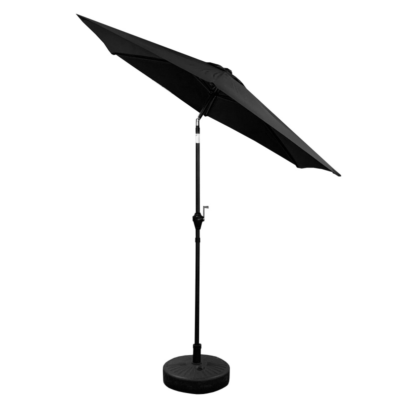 Aga Parasol ogrodowy z regulacja przechyłu 250 cm czarny