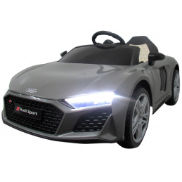 AUDI R8 Sport Szary Auto na akumulator EVA Skóra pilot