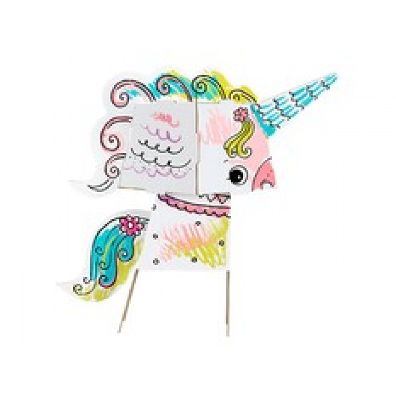 Kolorowanka 3D Mini Cube head - Jednorożec 3l+ MONUMI uniwersalny