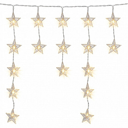 Linder Exclusiv Christmas Light Pendant Stars 40 LED ciepła biel