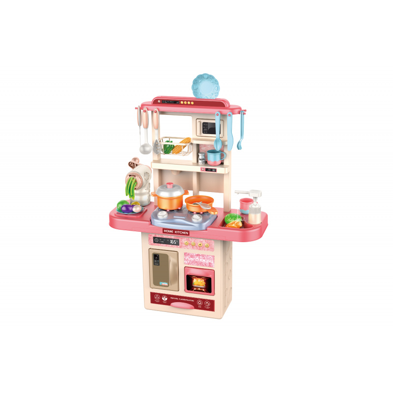 Aga4Kids Plastikowa kuchnia FUN COOKING różowa