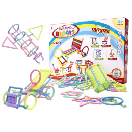 Klocki Przestrzenne kreatywne SMART STICK kreatywne patyczki 372el