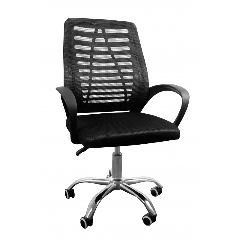 Fotel biurowy, ergonomiczny Czarny firmy Aga